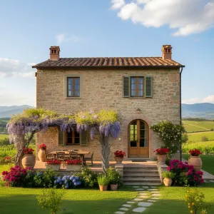 Wisteria Porchstone Vineyard Cottage