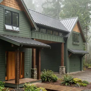 Evergreen Lodge Barndominium With Forest Breezeway