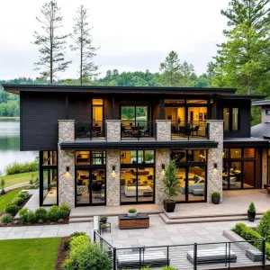 Modern Haven Amidst Lush Serenity