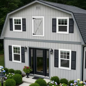 Gray Gambrel Mini Mansion
