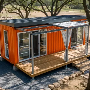 Orange Box Bliss: The Minimalist Getaway