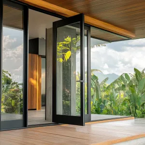 Cloudy Reflections: Bali’s Glass Portal