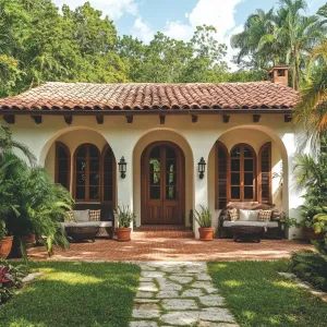 Preview of Quaint Tuscan Retreat with Floral Flourish