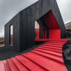 Crimson Steps to Charcoal Dreams