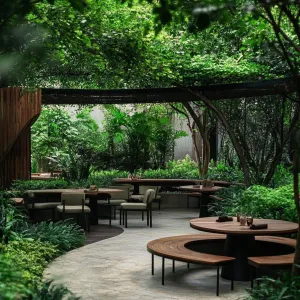 Enchanting Green Cocoon Lounge