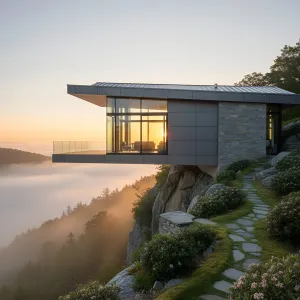 Transcendent Abode at Dawn’s Embrace