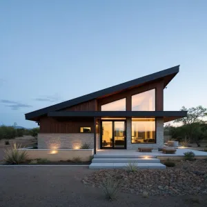 Skillion Roof Serenity in the Suburbs