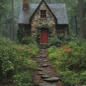 The Enchanted Pebble Path Cottage
