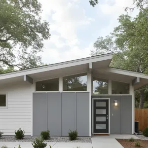 Preview of Sleek Mid-Century Mono-Slope Facade