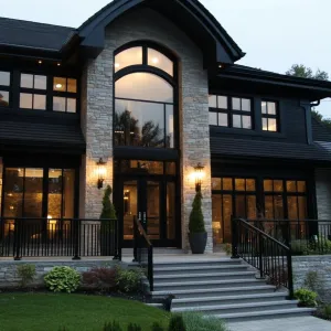 Grand Entrance with Glowing Elegance