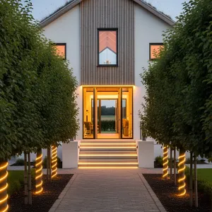 A Sunset Serenade: LED Glam Barn