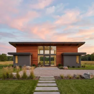 Prairie Vista Lodge With Broad Eaves