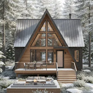 A-Frame Frosty Fantasy