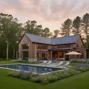 Modern Barn House with Pool Bliss