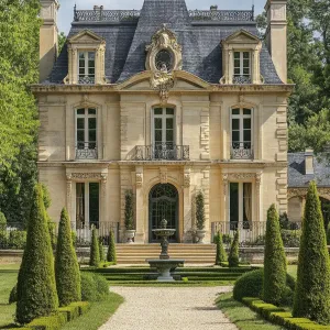 Grandiose Manor Amidst Lush Splendor