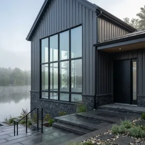Mistline Graphite Lakefront Barndominium