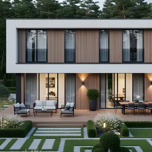 Contemporary Oasis: Patio Perfection
