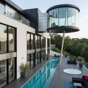 Skyline Capsule Pool Retreat