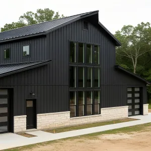 Chic Midnight Barn Home Retreat
