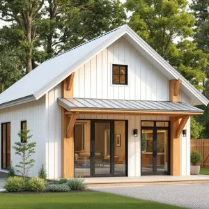 Charming Little Dwelling with a Posh Porch