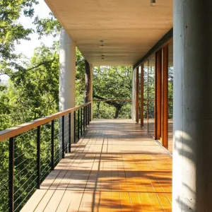 Minimalist Concrete Columns