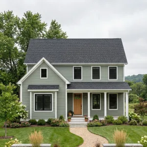 Calm Meadow Green Farmhouse Revival