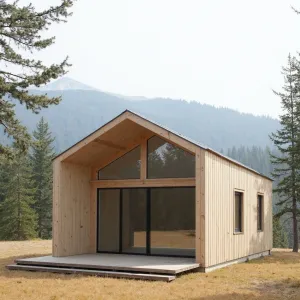 Scandinavian Splendor: The Timbered Tranquility