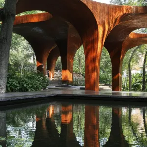 Sculpted Elegance Amidst Nature
