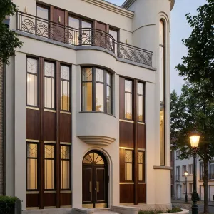 Turreted Boulevard Art Deco Townhouse