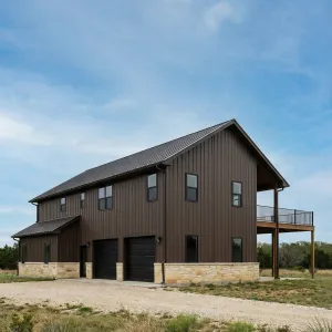 Prairie Ledger Steel And Stone Barndo