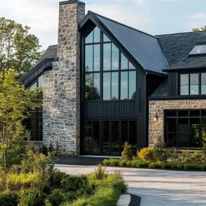 Stone Barn Majesty: A Modern Fusion