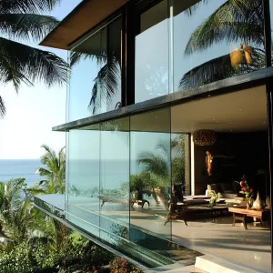Glass-walled Oceanfront Retreat