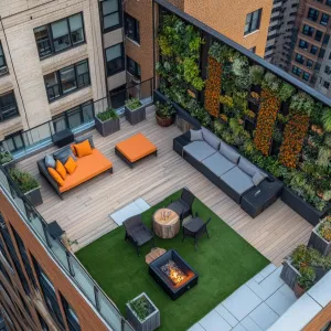Rooftop Paradise: Greenery Meets Glamour