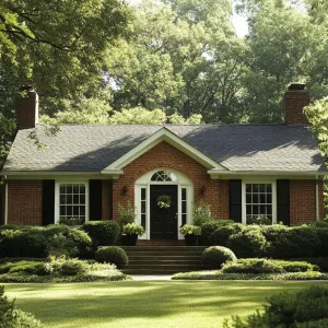 Brick Ranch Retreat: A Leafy Embrace