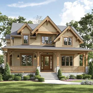 Craftsman Retreat in the Countryside