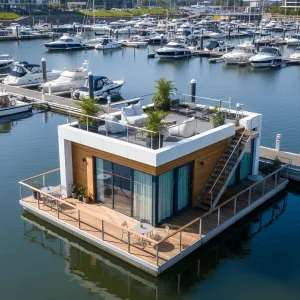 Rooftop Retreat on the River