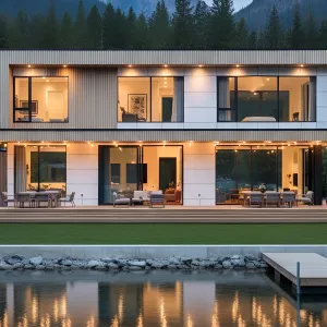 Lakeside Luminaire: The Glass Box Phenomenon