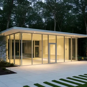 Glimmering Retreat Under the Trees