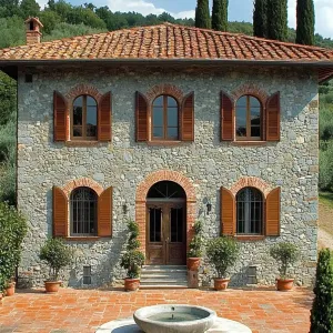 Preview of Sun-Kissed Stone Delight with Cypress Accents