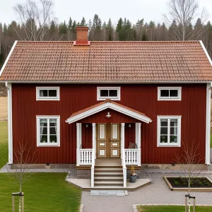 Red Roof Respite Amongst Nordic Pines