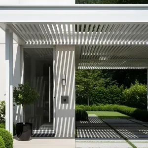 Sunlit Stripes and Sleek Architecture