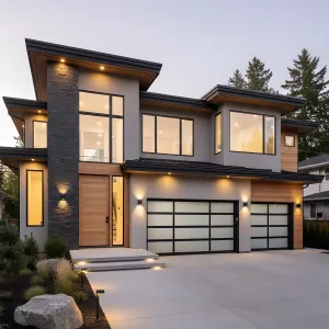 Cascade Eaves Modern Manor