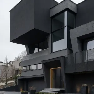 Obsidian Overhang Street Pavilion