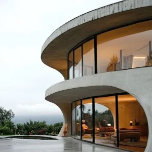 Sculpted Serenity: A Masterpiece of Organic Architecture