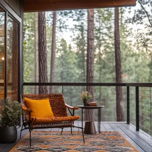 Geometric Patterns On Rugs and Wallpapers