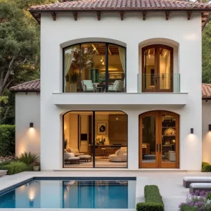 Sophisticated Sanctuary: The Poolside Palace