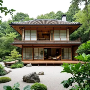 Zen Oasis with Tranquil Rockery