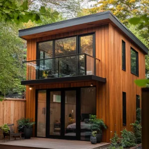Contemporary Wooden Loft Nest
