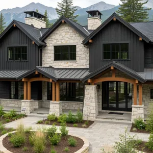 Stone Serenity Among Mountain Pines