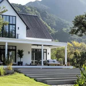 Mountain Majesty: A Modern Farmhouse Delight